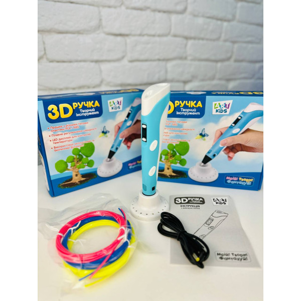3D-ручка для дітей з пластиком 