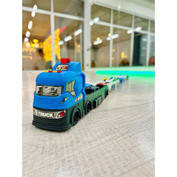 Музична машинка + трек 1,6 м з машинками 