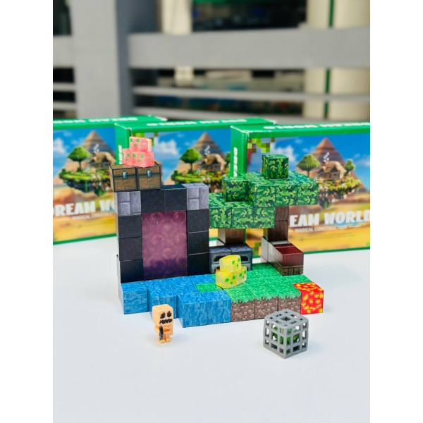 Магнітний конструктор Mine craft 72 деталі
