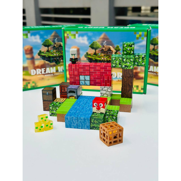 Магнітний конструктор Mine craft 56 деталей 