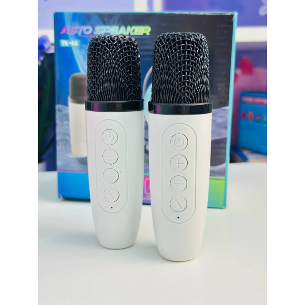 Портативна Bluetooth-колонка з мікрофонами та підсвічуванням 