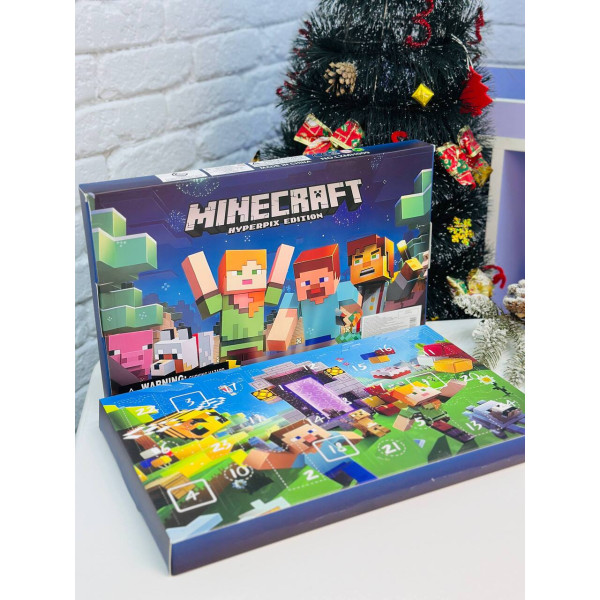 Адвент-календар із фігурками героїв Minecraft 