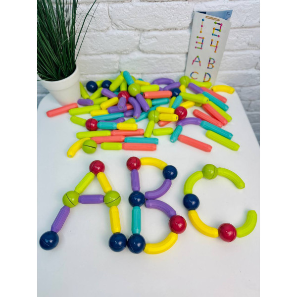 Магнітний конструктор  Magnetic Sticks 84 деталі 