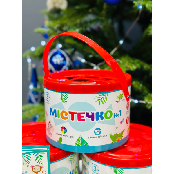 Дерев’яний конструктор «Моє місто» (50 деталей)  