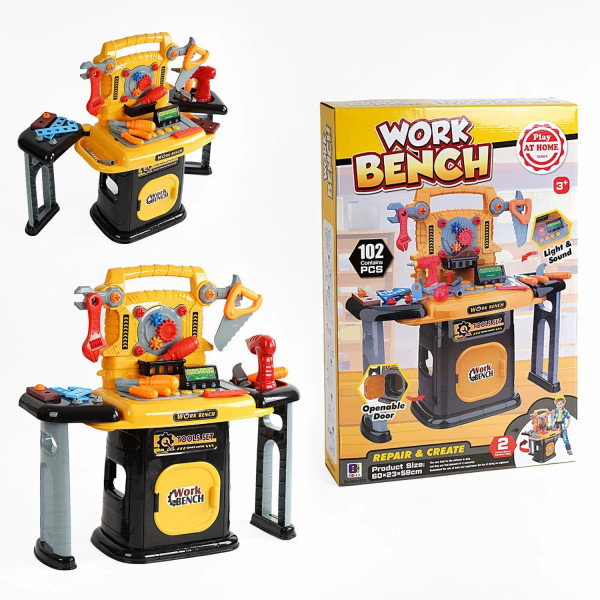 Дитячий набір інструментів Work Bench зі столом 102 елементи 