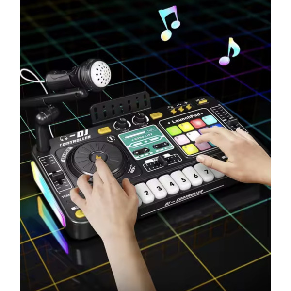 Дитячий музичний центр — DJ-пульт з мікрофоном  