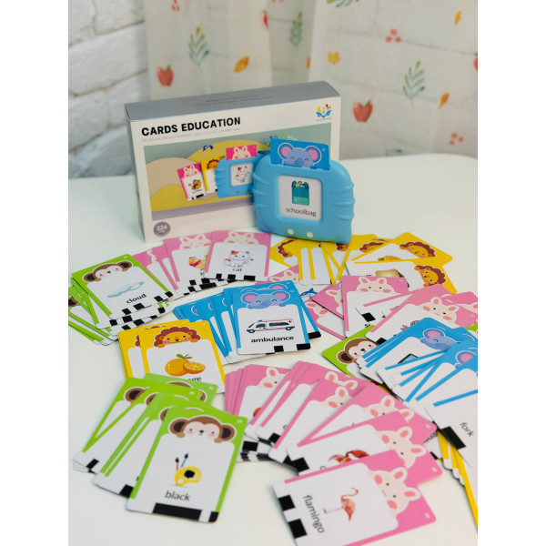 Інтерактивна гра Cards Education 224 картки для вивчення англійської 