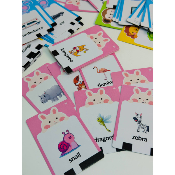 Інтерактивна гра Cards Education 224 картки для вивчення англійської 