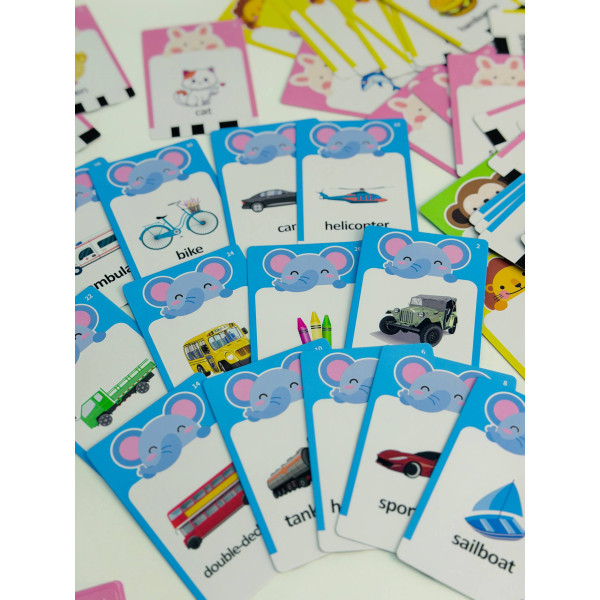 Інтерактивна гра Cards Education 224 картки для вивчення англійської 