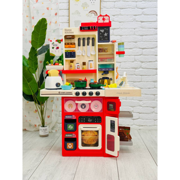 Велика дитяча інтерактивна кухня Kitchen 100 см та 106 аксесуарів 