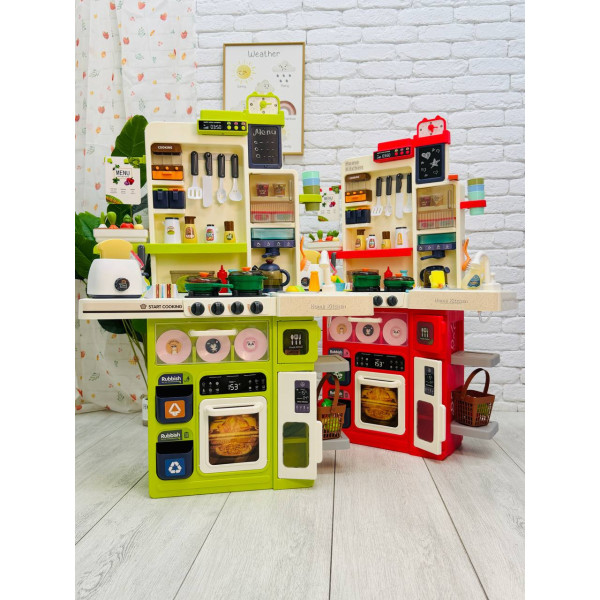 Дитяча інтерактивна кухня Kitchen 100 см та 106 аксесуарів