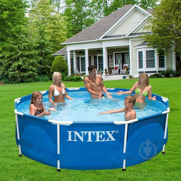Каркасний басейн Intex Metal Frame Pool 305×76 см 