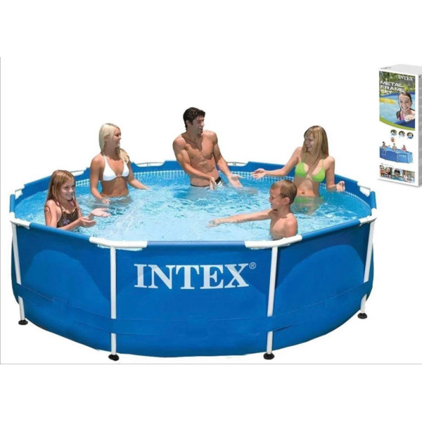 Каркасний басейн Intex Metal Frame Pool 305×76 см 